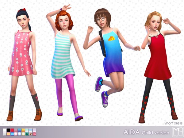  The Sims Resource: ManueaPinny   Aida set by nueajaa