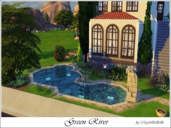  The Sims Resource: Green River house by MychQQQ