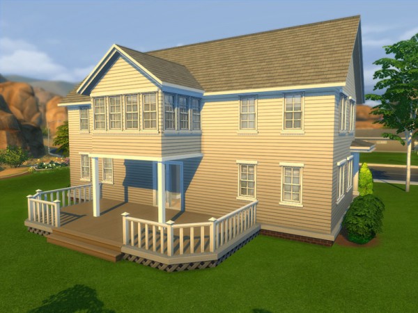  The Sims Resource: Colonial 2 house by ArchitectTC
