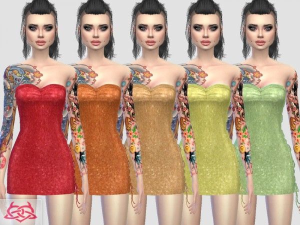  The Sims Resource: Mini dress 4 recolor 1 by Colores Urbanos