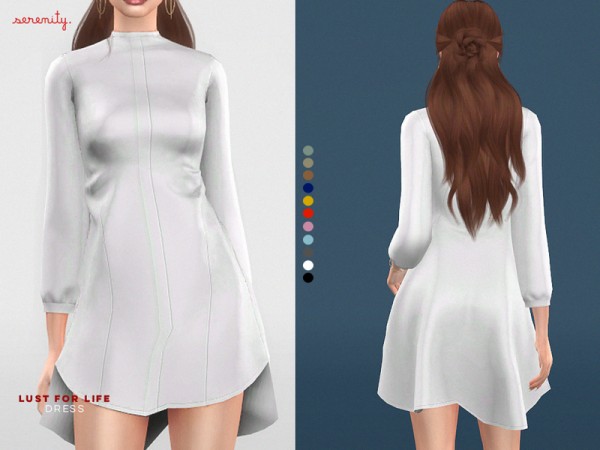  The Sims Resource: Lust for life dress by serenity cc