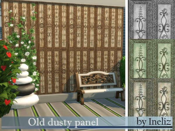  The Sims Resource: Old dusty panel by Ineliz
