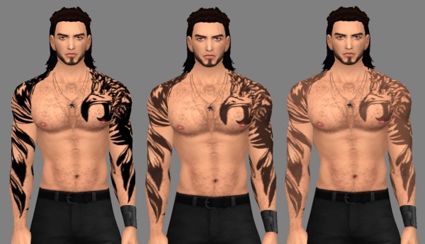  Simsworkshop: Gladios Tattoo 1.0 by deathbywesker