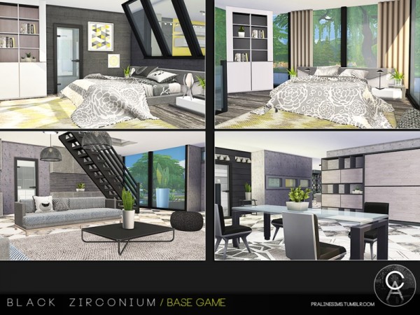  The Sims Resource: Black Zirconium by Pralinesims