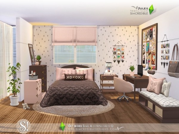 The Sims Resource: Jules bedroom by SIMcredible • Sims 4 Downloads