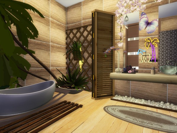  The Sims Resource: Fallingwater house by Danuta720