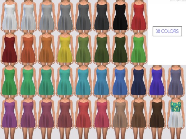  The Sims Resource: Juliet Dress by Christopher067