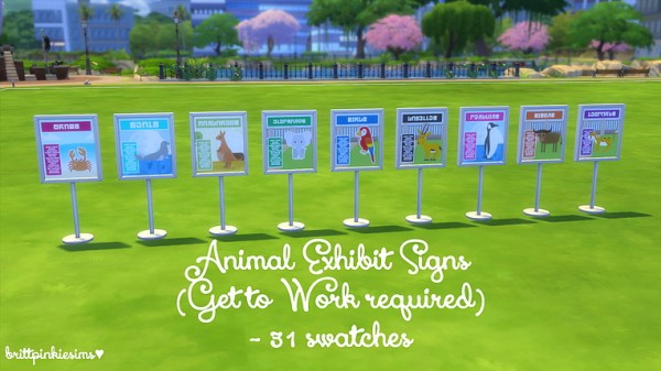  Brittpinkiesims: Zoo Set
