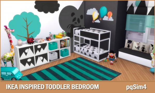 PQSims4: Ikea Inspired Toddler Bedroom