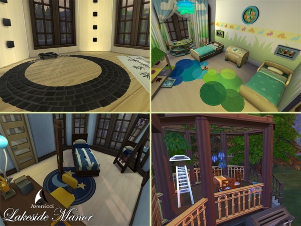  The Sims Resource: Lakeside Manor (No CC) by AvenicciX