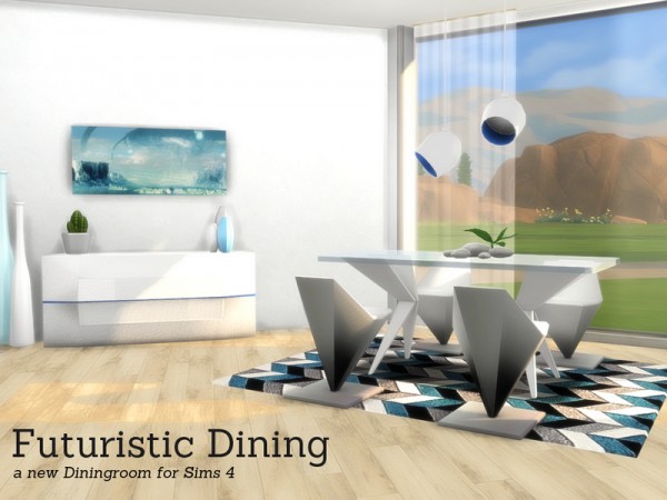  The Sims Resource: Futuristic Dining by Angela