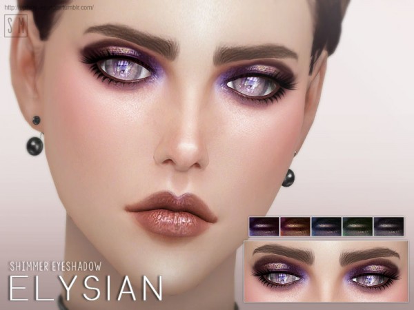 The Sims Resource: Elysian   Shimmer Eyeshadow by Screaming Mustard