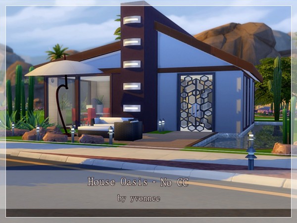  The Sims Resource: House Oasis   No CC by yvonnee