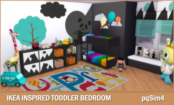  PQSims4: Ikea Inspired Toddler Bedroom