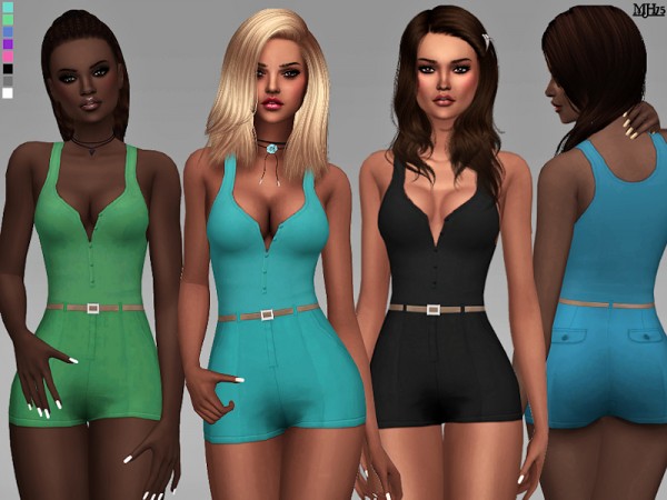  The Sims Resource: Reve Jumpsuit by Margeh 75