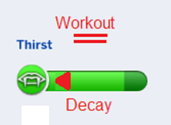  Mod The Sims: Vampire: Workout Drains Thirst by Tremerion