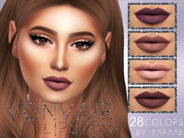  The Sims Resource: Vonvair Lipstick by taraab