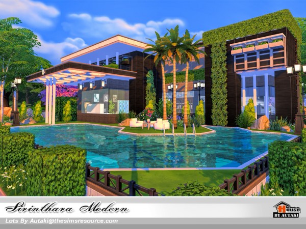  The Sims Resource: Sirinthara Modern house by autaki