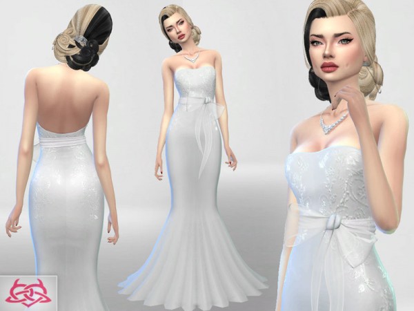 sims 4 custom content wedding dress