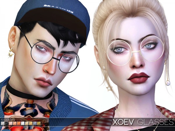 The Sims Resource: XOEV Glasses by Pralinesims