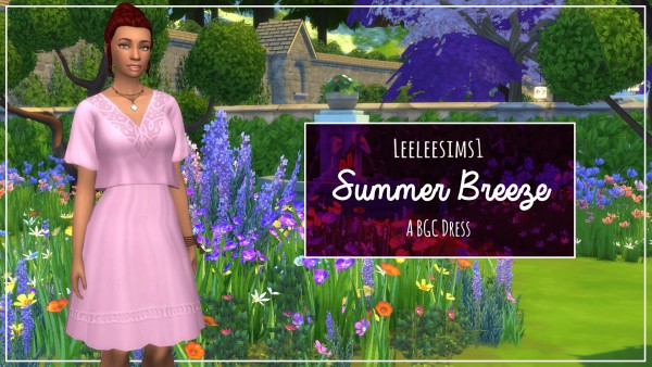  Simsworkshop: Summer Breeze dress by leeleesims1