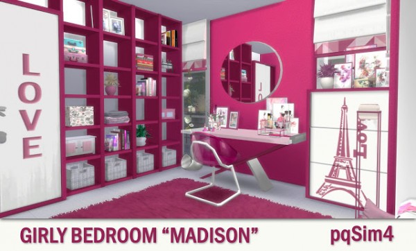 PQSims4: Girly Bedroom Madison