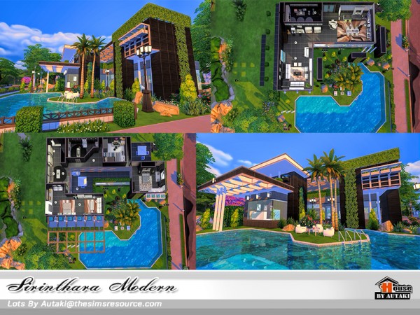  The Sims Resource: Sirinthara Modern house by autaki