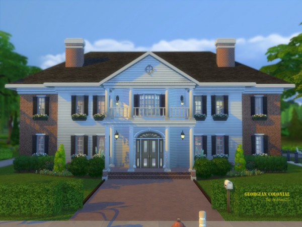  The Sims Resource: Georgian Colonial by ArchitectTC