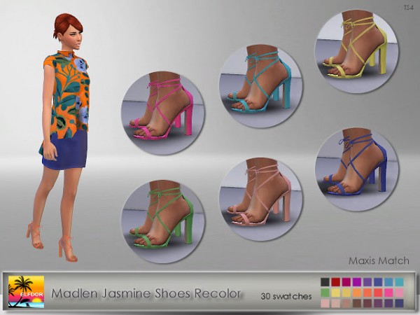  Elfdor: Madlen`s Jasmine Shoes Recolor