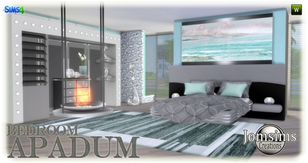  Jom Sims Creations: Apadum bedroom