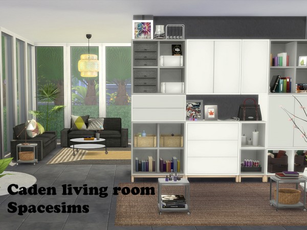  The Sims Resource: Caden livingroom by spacesims