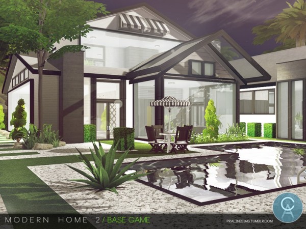  The Sims Resource: Modern Home 2 by Pralinesims