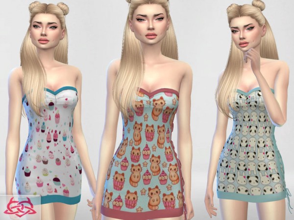  The Sims Resource: Mini dress 4 recolor 2 by Colores Urbanos