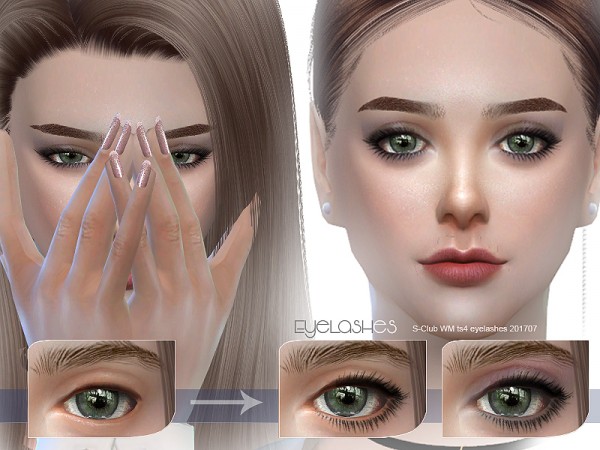 cc eyelashes for sims 4
