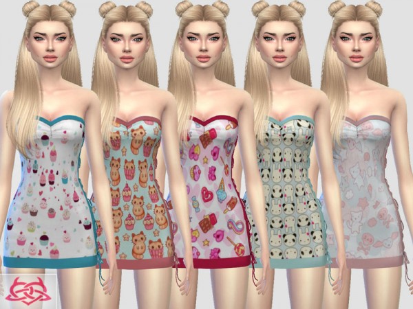  The Sims Resource: Mini dress 4 recolor 2 by Colores Urbanos