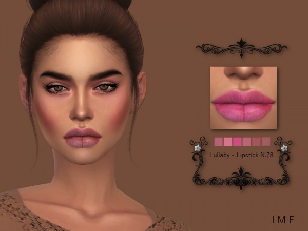  The Sims Resource: Lullaby Lipstick N.78 by IzzieMcFire