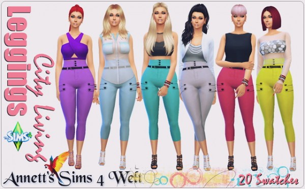  Annett`s Sims 4 Welt: Leggings City Living