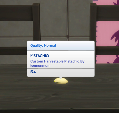  Mod The Sims: Custom Harvestable Pistachio by icemunmun
