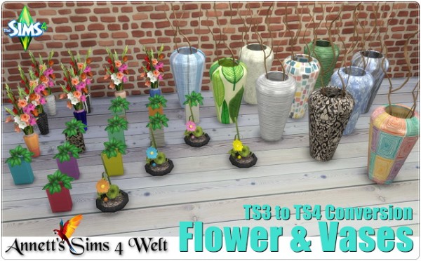  Annett`s Sims 4 Welt: Flower and Vases