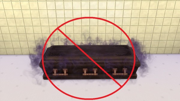  Mod The Sims: Vampires   Coffins Hibernate animation change by Tremerion
