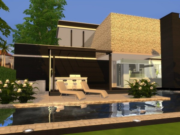  The Sims Resource: Black Sapphire house by Suzz86