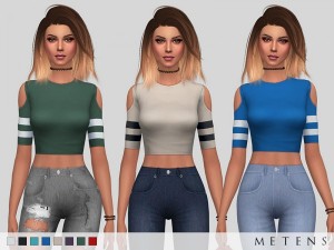 The Sims Resource: Basic Athletic Sweatshirts by Pinkzombiecupcakes ...