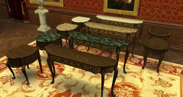  Mod The Sims: Three End Tables from TS3 by TheJim07