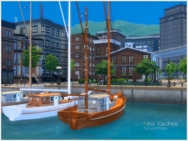  The Sims Resource: Sea Yachts by Severinka