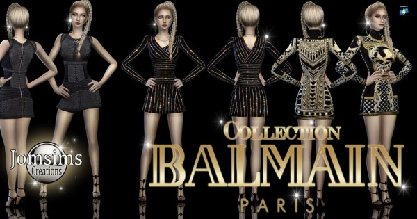  Jom Sims Creations: Collection Balmain dress