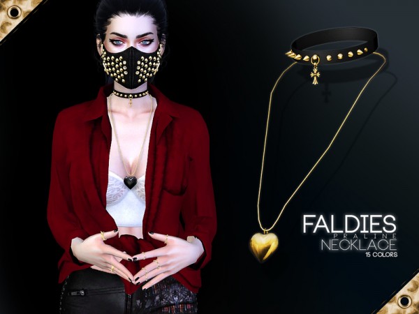  The Sims Resource: Faldies Necklace by Pralinesims