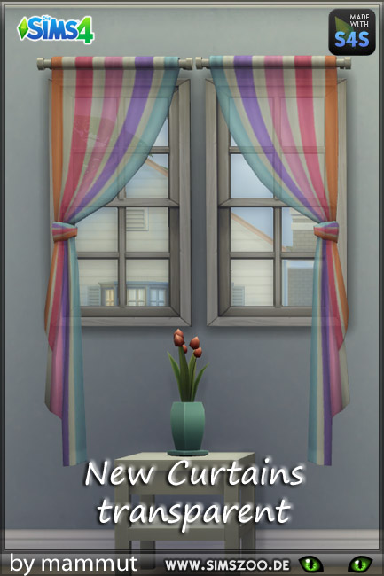  Blackys Sims 4 Zoo: Son curtains by mammut
