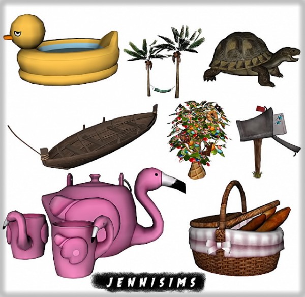  Jenni Sims: Set Vol 55 Decoratives (8 Items)