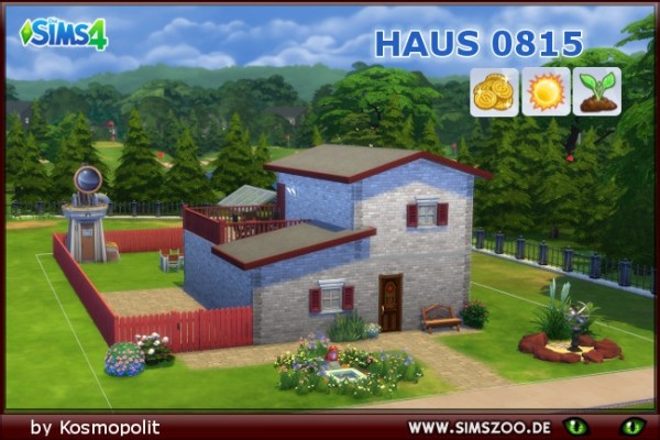  Blackys Sims 4 Zoo: House 0815 by Kosmopolit