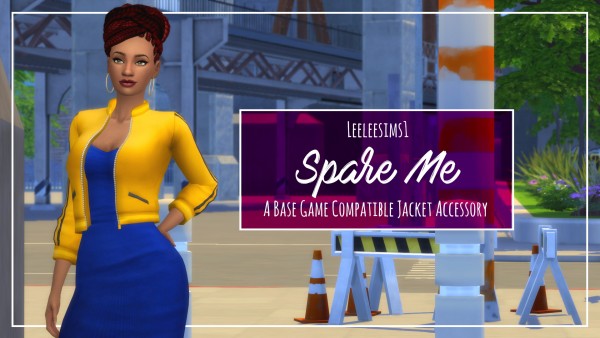  Simsworkshop: Spare Me jacket by leeleesims1